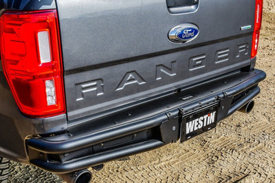 Westin 19-20 Ford Ranger Outlaw Rear Bumper - Textured Black - Bumpers Grilles & Guards