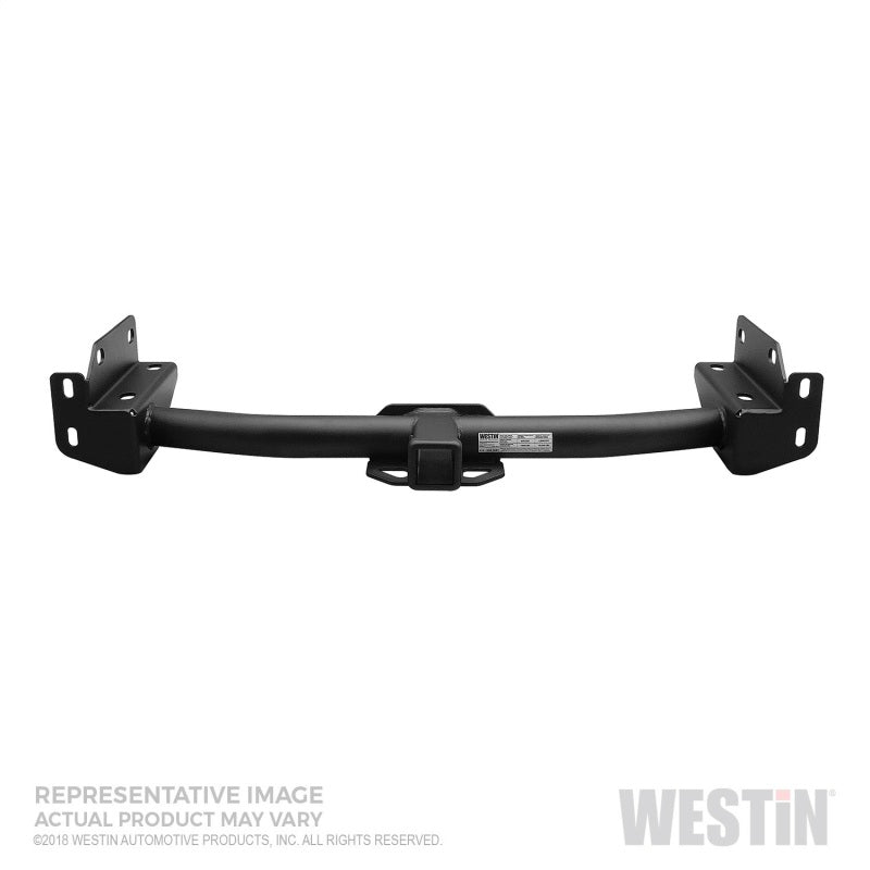 Westin 19-22 RAM 1500 (Excl. Classic) Hitch Accessory for Outlaw Rear Bumper ONLY - Tex. Blk - Bumpers Grilles & Guards