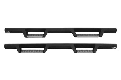 Westin 19-22 RAM 1500 Quad Cab (Excl. Classic) HDX Stainless Drop Nerf Step Bars - Tex. Blk - & Running Boards
