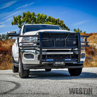 Westin 19-22 Ram 2500/3500 (Excl. Power Wagon) HDX Grille Guard - Black - Bumpers Grilles & Guards