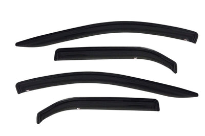 Westin 1999-2016 Ford Super Duty Ext Cab (All) Wade Slim Wind Deflector 4pc - Smoke - Deflectors