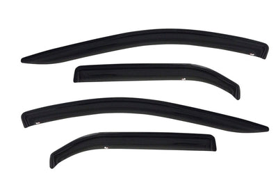 Westin 1999-2016 Ford Super Duty Ext Cab (All) Wade Slim Wind Deflector 4pc - Smoke - Deflectors
