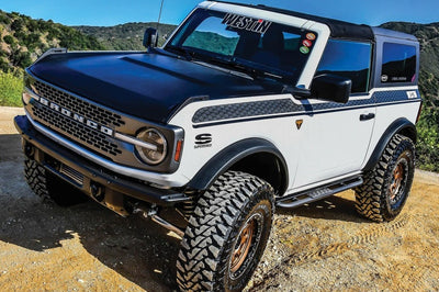 Westin 20-23 Ford Bronco 2 Door (Excl. Sport) XTS Rock Slider - Textured Black - Body Armor & Protection