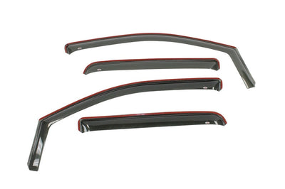 Westin 2003-2007 Honda Accord Wade In-Channel Wind Deflector 4pc - Smoke - Deflectors