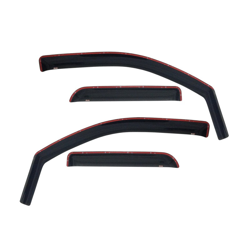 Westin 2004-2007 Chevy/GMC/Buick/Isuzu/Oldsmobile Rainier Wade In-Channel Wind Deflector 4pc - Smoke - Deflectors