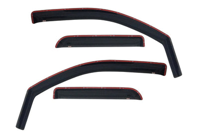 Westin 2004-2007 Chevy/GMC/Buick/Isuzu/Oldsmobile Rainier Wade In-Channel Wind Deflector 4pc - Smoke - Deflectors