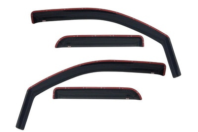 Westin 2004-2007 Chevy/GMC/Buick/Isuzu/Oldsmobile Rainier Wade In-Channel Wind Deflector 4pc - Smoke - Deflectors