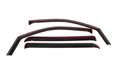 Westin 2007-2013 Chevrolet/GMC Avalanche Wade In-Channel Wind Deflector 4pc - Smoke - Deflectors