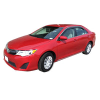 Westin 2012-2014 Toyota Camry Wade In-Channel Wind Deflector 4pc - Smoke - Deflectors