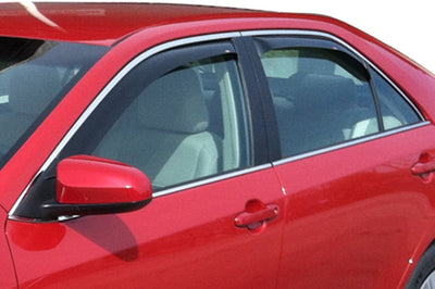 Westin 2012-2014 Toyota Camry Wade In-Channel Wind Deflector 4pc - Smoke - Deflectors