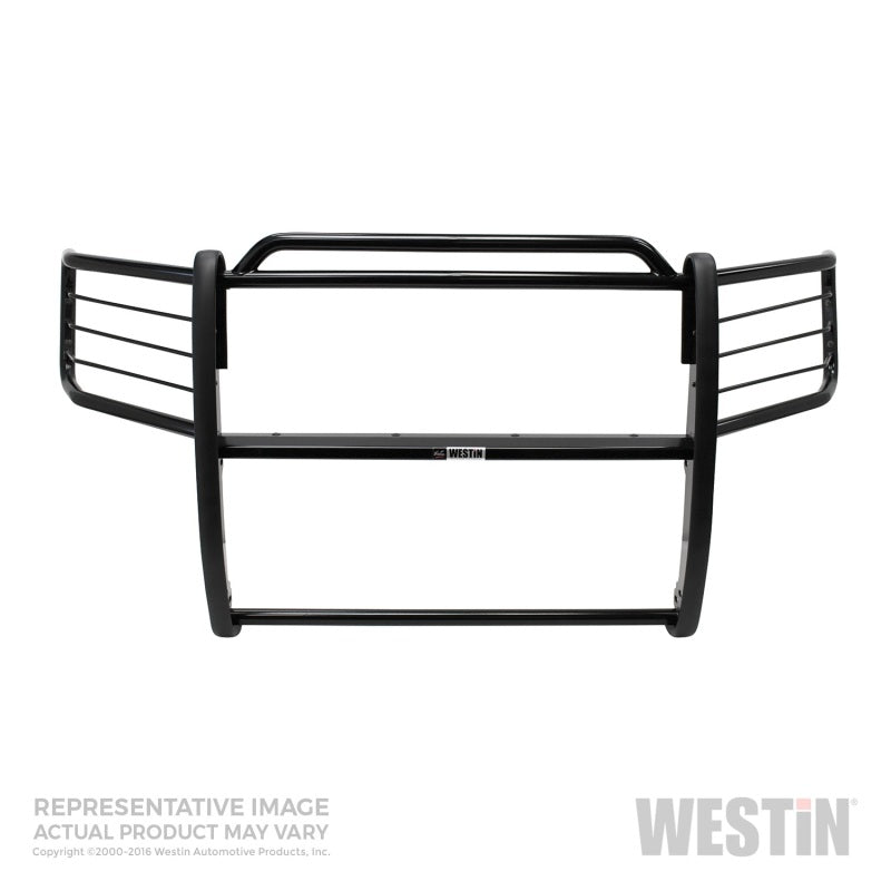 Westin 2012-2018 Nissan Frontier Sportsman Grille Guard - Black - Bumpers Grilles & Guards