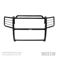 Westin 2012-2018 Nissan Frontier Sportsman Grille Guard - Black - Bumpers Grilles & Guards