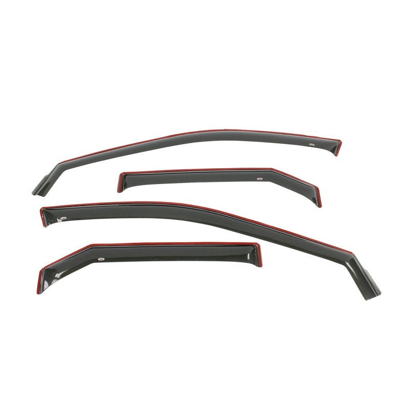 Westin 2015-2017 Toyota Camry Wade In-Channel Wind Deflector 4pc - Smoke - Deflectors
