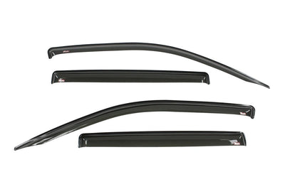Westin 2017 Honda Ridgeline Wade Slim Wind Deflector 4pc - Smoke - Deflectors