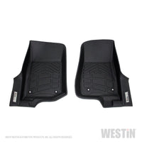 Westin 2018-2019 Jeep Wrangler JL Wade Sure Fit Floor Liners Front - Black - Mats
