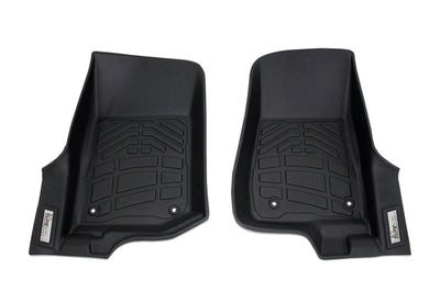 Westin 2018-2019 Jeep Wrangler JL Wade Sure Fit Floor Liners Front - Black - Mats