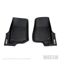 Westin 2018-2019 Jeep Wrangler JL Wade Sure Fit Floor Liners Front - Black - Mats