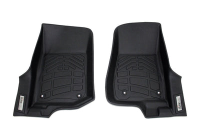 Westin 2018-2019 Jeep Wrangler JL Wade Sure Fit Floor Liners Front - Black - Mats
