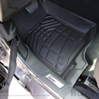 Westin 2018-2019 Jeep Wrangler JL Wade Sure Fit Floor Liners Front - Black - Mats