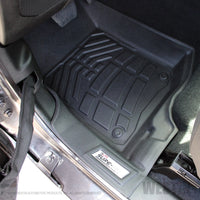 Westin 2018-2019 Jeep Wrangler JL Wade Sure Fit Floor Liners Front - Black - Mats