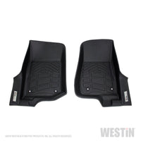 Westin 2018-2019 Jeep Wrangler JL Wade Sure Fit Floor Liners Front - Black - Mats