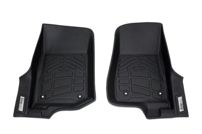 Westin 2018-2019 Jeep Wrangler JL Wade Sure Fit Floor Liners Front - Black - Mats