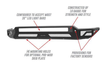 Westin 2020 Chevrolet Silverado 2500/3500 Pro-Mod Front Bumper - Bumpers Grilles & Guards