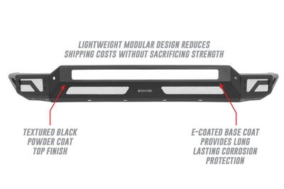 Westin 2020 Chevrolet Silverado 2500/3500 Pro-Mod Front Bumper - Bumpers Grilles & Guards