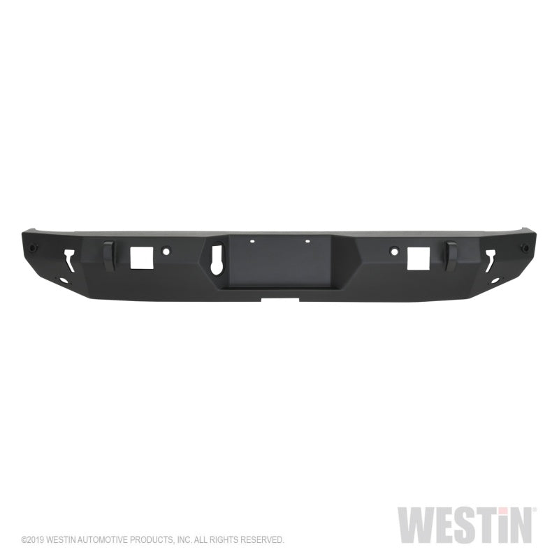Westin 2020 Jeep Gladiator w/Sensors WJ2 Rear Bumper w/Sensor - Textured Black - Bumpers Grilles & Guards