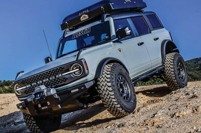 Westin 21-23 Ford Bronco 4dr (Excl. Sport) Rock Slider - Textured Black - Body Armor & Protection