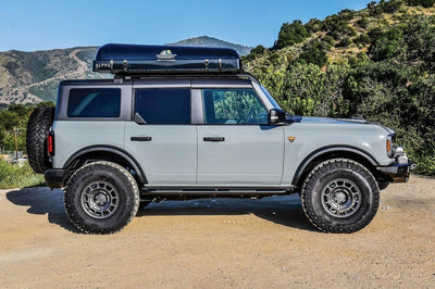 Westin 21-23 Ford Bronco 4dr (Excl. Sport) Rock Slider - Textured Black - Body Armor & Protection