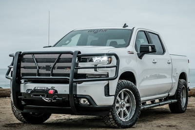 Westin Chevrolet Silverado 1500 19-21 (Excl. 2019 LD) HDX Winch Mount Grille Guard - Bumpers Grilles & Guards