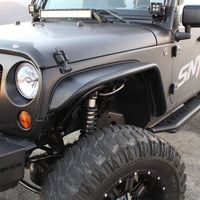 Westin Westin/Snyper 07-17 Jeep Wrangler Tube Fenders - Front - Textured Black - Exterior Styling