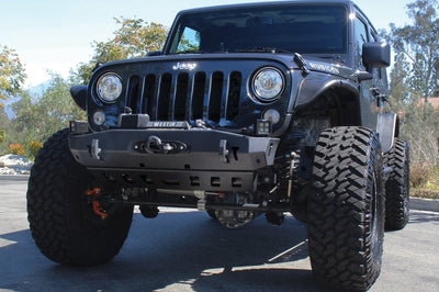 Westin Westin/Snyper 07-17 Jeep Wrangler Tube Fenders - Front - Textured Black - Exterior Styling