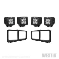 Westin Universal Light Kit for Outlaw Front Bumpers - Textured Black - Lights