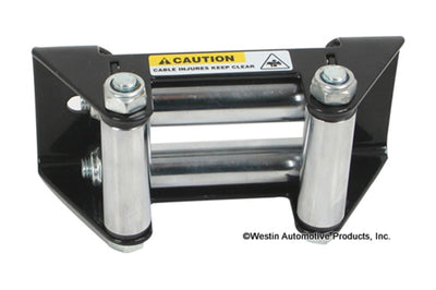 Westin UTV Roller Fairlead 4500-6000 lbs - Black - Winches & Hitches