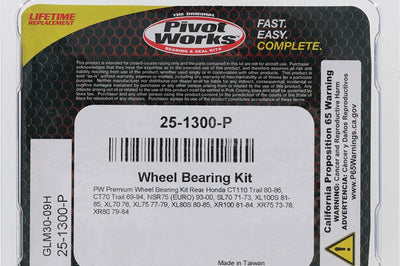 Pivot Works Wheel Bearing Kit Premium - Offroad Collection