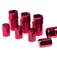 Wheel Mate Aluminum TPMS Valve Stem Cover - Red Anodize - and Tire Accessories