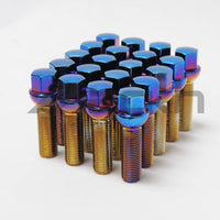 Wheel Mate Monster Lug 35 Short Nut Set of 20 - Chrome 14x1.50 - and Tire Accessories