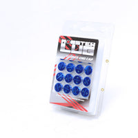 Wheel Mate Monster Lug Caps M14x1.50 Set of 20 - Blue - Plastic - and Tire Accessories