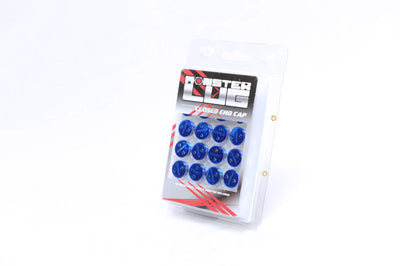 Wheel Mate Monster Lug Caps M14x1.50 Set of 20 - Blue - Plastic - and Tire Accessories