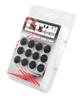 Wheel Mate Monster Lug Nut Caps - Black 14x1.50 - and Tire Accessories