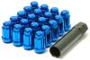 Wheel Mate Muteki Closed End Lug Nuts - Blue 12x1.25 - and Tire Accessories