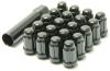 Wheel Mate Muteki Closed End Lug Nuts - Deep Black 12x1.25 - and Tire Accessories