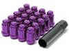 Wheel Mate Muteki Closed End Lug Nuts - Purple 12x1.50 - and Tire Accessories