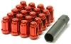 Wheel Mate Muteki Closed End Lug Nuts - Red 12x1.25 - and Tire Accessories