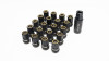Wheel Mate Muteki HR38 Open End Lug Nuts 12x1.25 Titanium Chrome / Yellow Ring - and Tire Accessories