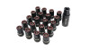 Wheel Mate Muteki HR38 Open End Lug Nuts 12x1.25 Titanium Chrome / Red Ring - and Tire Accessories