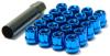 Wheel Mate Muteki Open End Lug Nuts - Blue 12x1.25 - and Tire Accessories