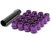 Wheel Mate Muteki Open End Lug Nuts - Purple 12x1.50 - and Tire Accessories